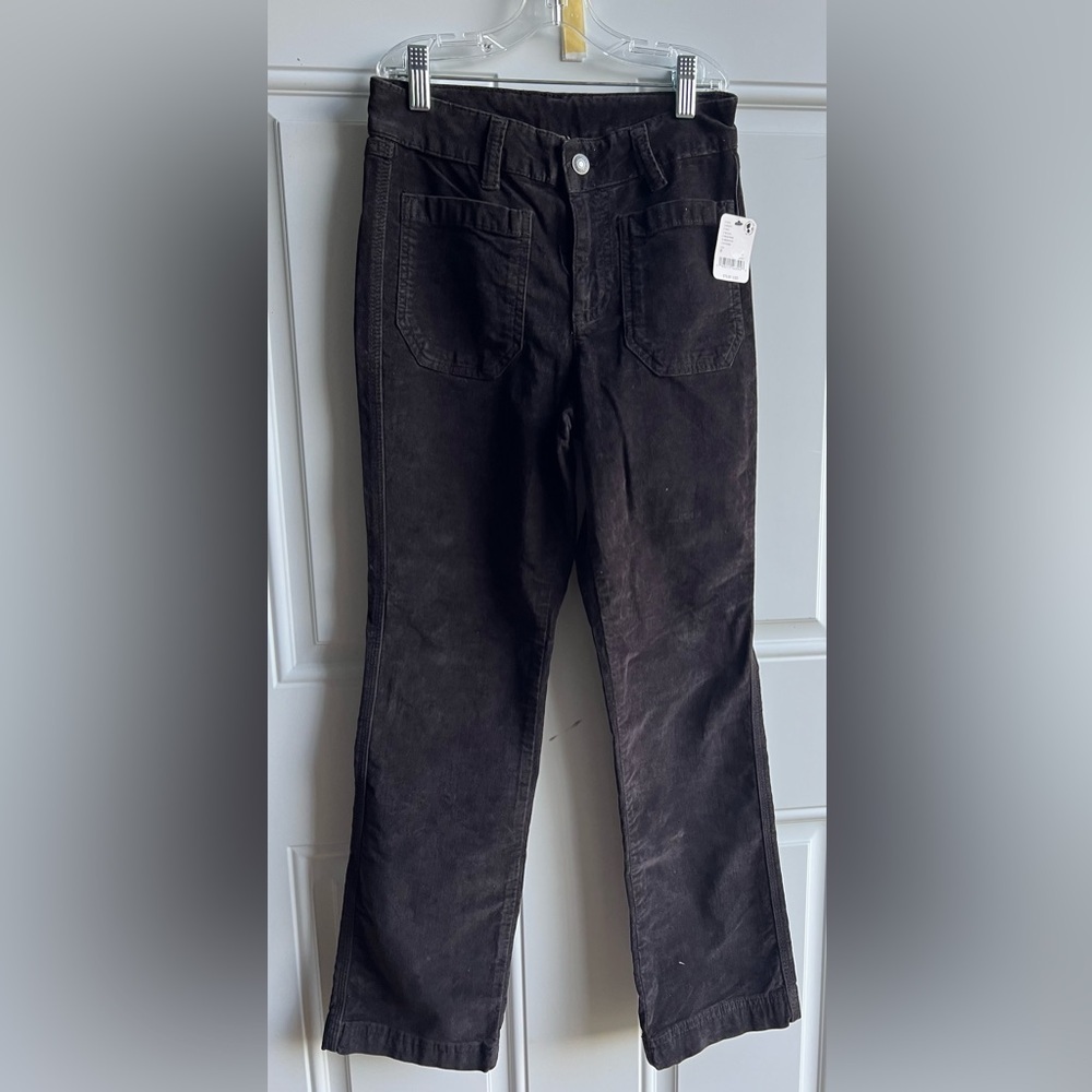 Free People High Time Velvet Kick Flare Pants NWT - Picture 3 of 7
